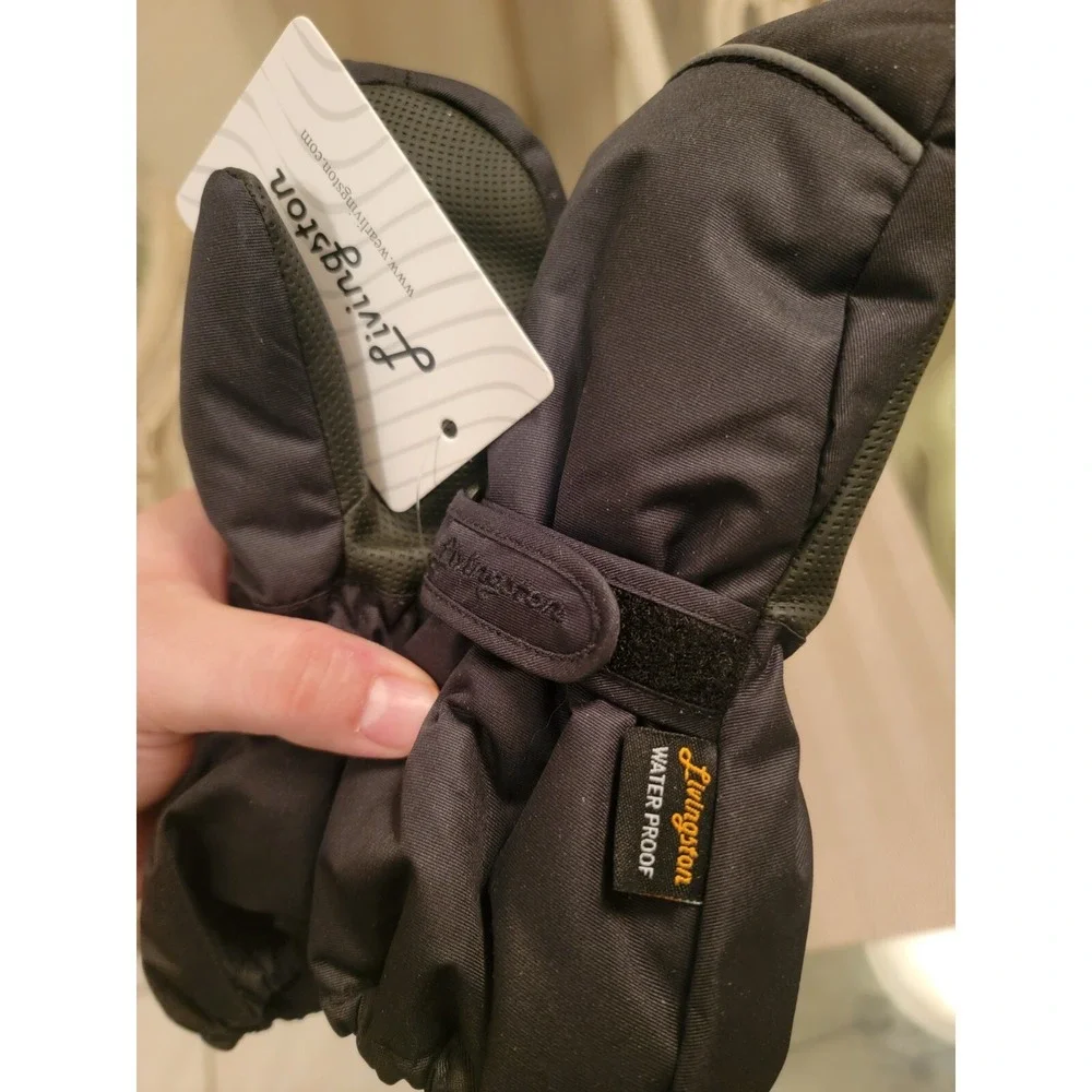 Livingston Children Waterproof Toddler Winter Sports Snow Kids Ski Mittens